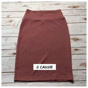 Nude Pink Pencil Skirt